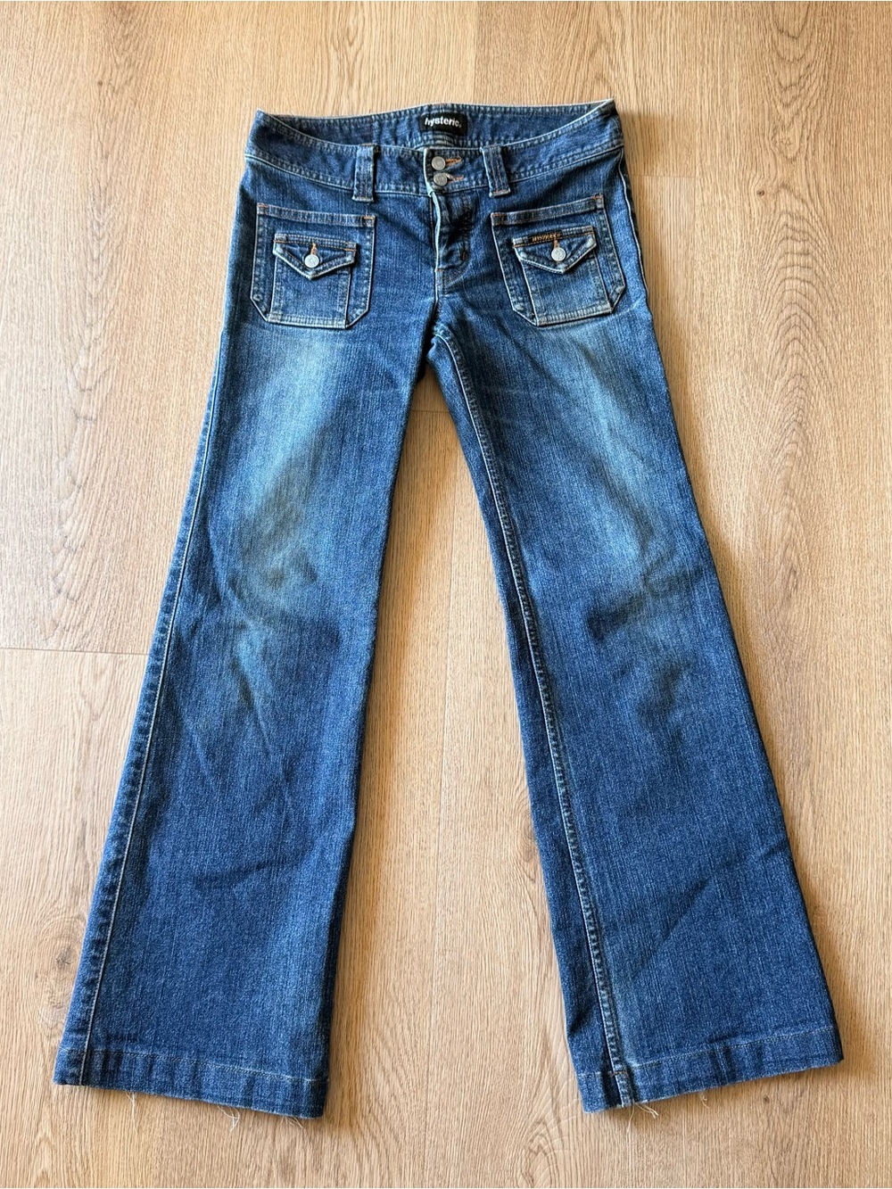 Vintage Hysteric Glamour jeans low rise flared jeans